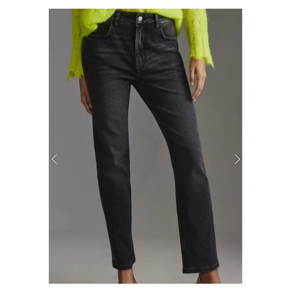 Anthropologie Pilcro Gem Straight Leg Jeans Women's Size 25 Premium Denim